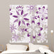 Seamless Floral Graphic Pattern Wall Decal