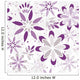 Seamless Floral Graphic Pattern Wall Decal