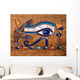 Egyptian Papyrus Horus Eye Wall Mural