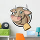kuh symbol zeichen rind Wall Decal