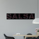 Salsa led text 