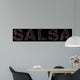 Salsa led text 