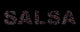 Salsa led text 