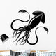 Black Squid Wall Decal