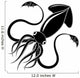 Black Squid Wall Decal
