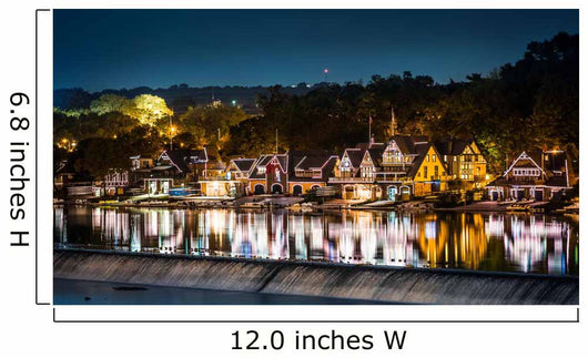 Boathouse Row by Night 