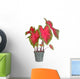 Small potted caladium plant ready for transplanting into a garde Wall Decal