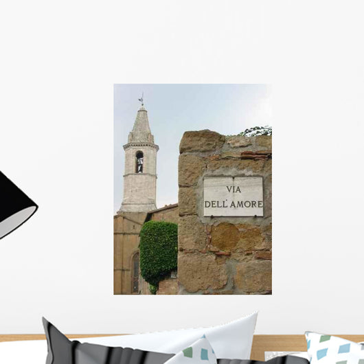 Via Dell 39 Amore Wall Decal