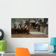 Traffic jam in the cowboy days Wall Mural