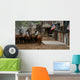 Traffic jam in the cowboy days Wall Mural