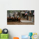 Traffic jam in the cowboy days Wall Mural