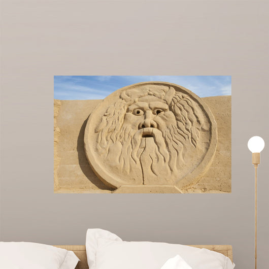 Sand Sculpture of Greek God Zeus 