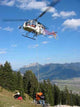 Hubschrauber im Einsatz Auf Wall Decal
