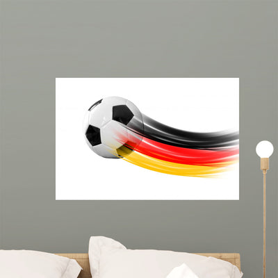 Germany Soccer with Track shown on a wall