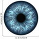 Blaue Iris Wall Decal