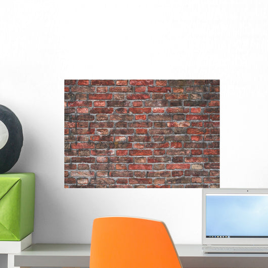 Red clinker brick walls Wall Mural