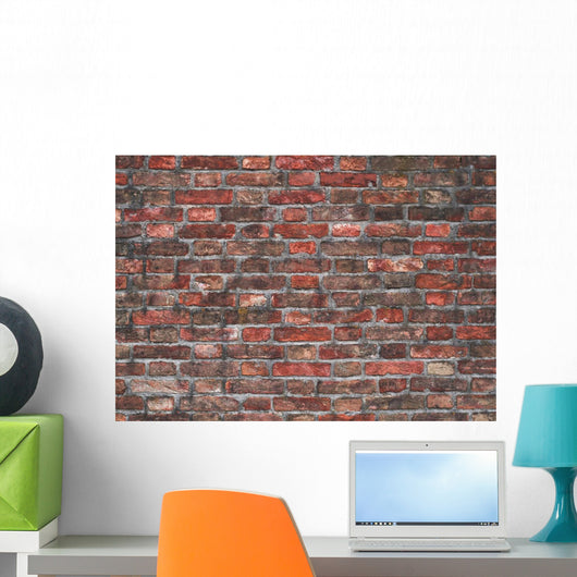Red clinker brick walls Wall Mural