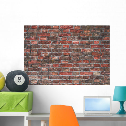 Red clinker brick walls Wall Mural