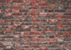 Red clinker brick walls Wall Mural