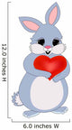 Easter Bunny Wall Decal Design 3