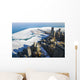 Aerial View of Chicago Downtown in Winter Wall Mural