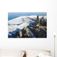 Aerial View of Chicago Downtown in Winter Wall Mural