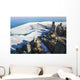 Aerial View of Chicago Downtown in Winter Wall Mural
