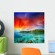 Beautiful Island View From the Ocean Wall Mural