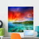 Beautiful Island View From the Ocean Wall Mural