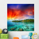 Beautiful Island View From the Ocean Wall Mural