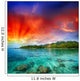 Beautiful Island View From the Ocean Wall Mural