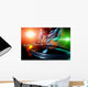 dj using equipment Wall Mural