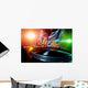 dj using equipment Wall Mural