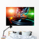 dj using equipment Wall Mural