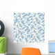 Seamless with Shiny Paillettes Wall Decal