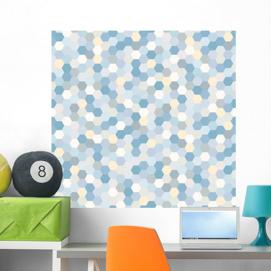 Seamless with Shiny Paillettes Wall Decal
