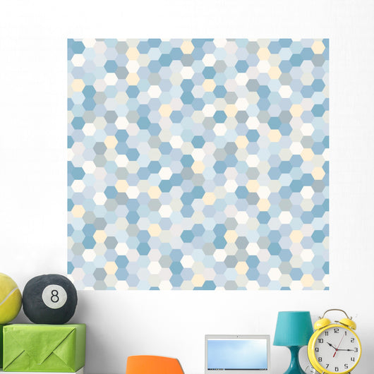 Seamless with Shiny Paillettes Wall Decal