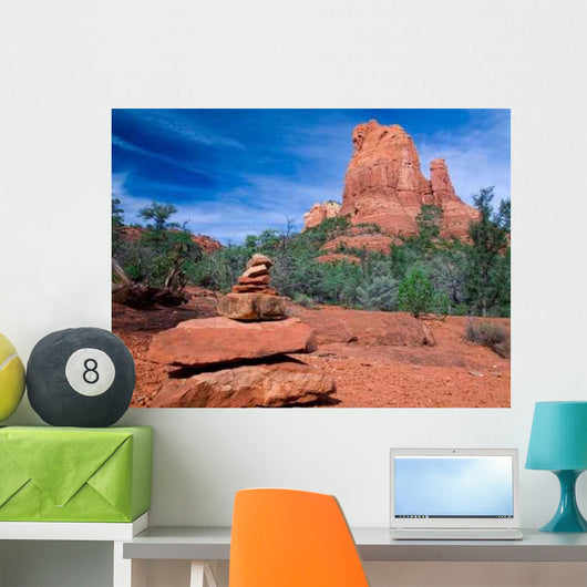 Red Mountain Wall Decal