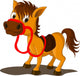 Cute Horse Cartoon Wall Decal