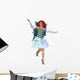 Red haired fairy Wall Decal