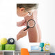 Dermatologist examines a mole Wall Mural