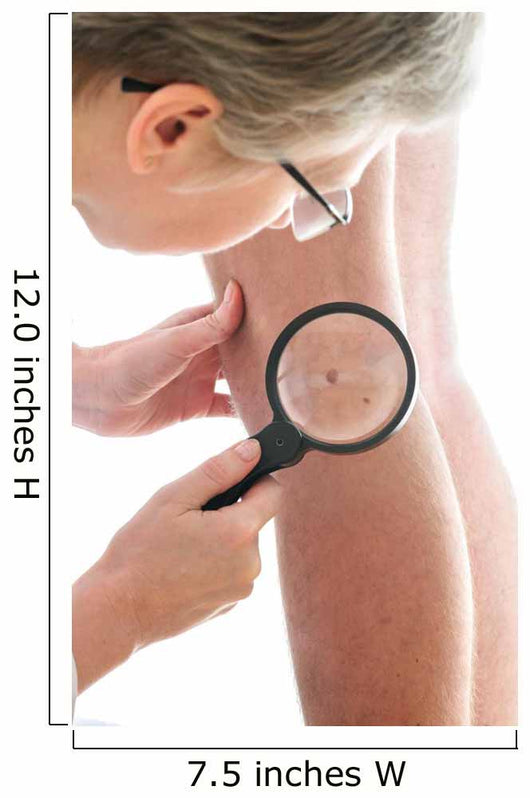 Dermatologist examines a mole Wall Mural