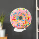 Delicious donut with sprinkles 
