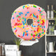 Delicious donut with sprinkles 