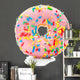 Delicious donut with sprinkles 