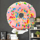 Delicious donut with sprinkles 