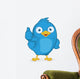 Blue Bird Giving Thumbs Up Wall Decal