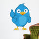 Blue Bird Giving Thumbs Up Wall Decal