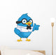 Blue Bird Geek Wall Decal