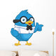 Blue Bird Geek Wall Decal